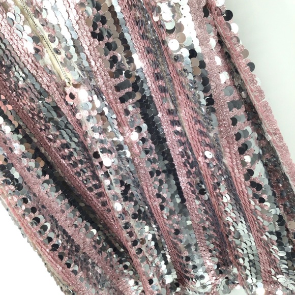 FOREVER 21 Striped Sequin Mini Dress - Picture 6 of 8